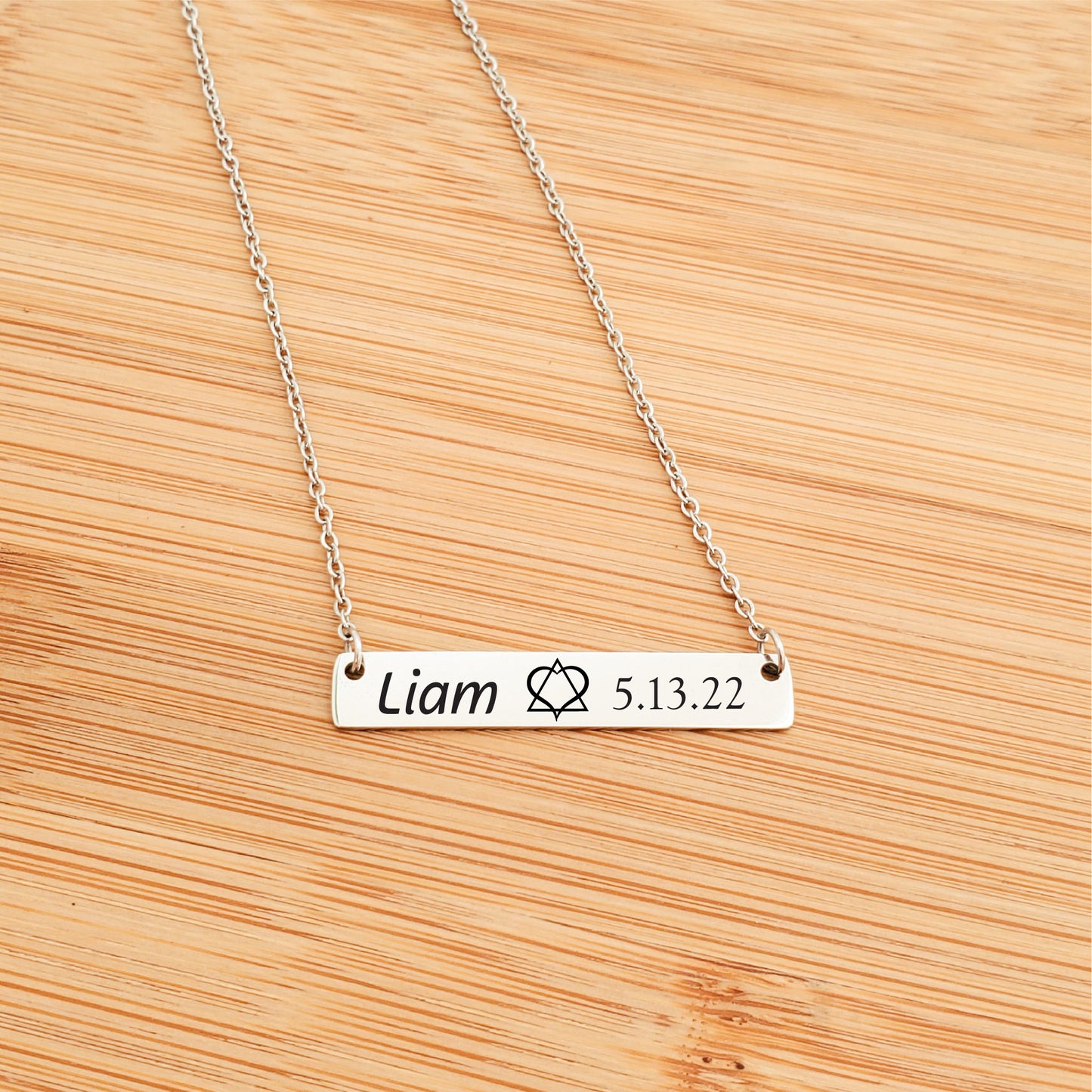 ADOPTION BAR NECKLACE