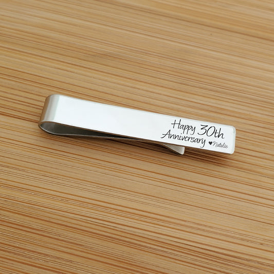 ANNIVERSARY TIE CLIP