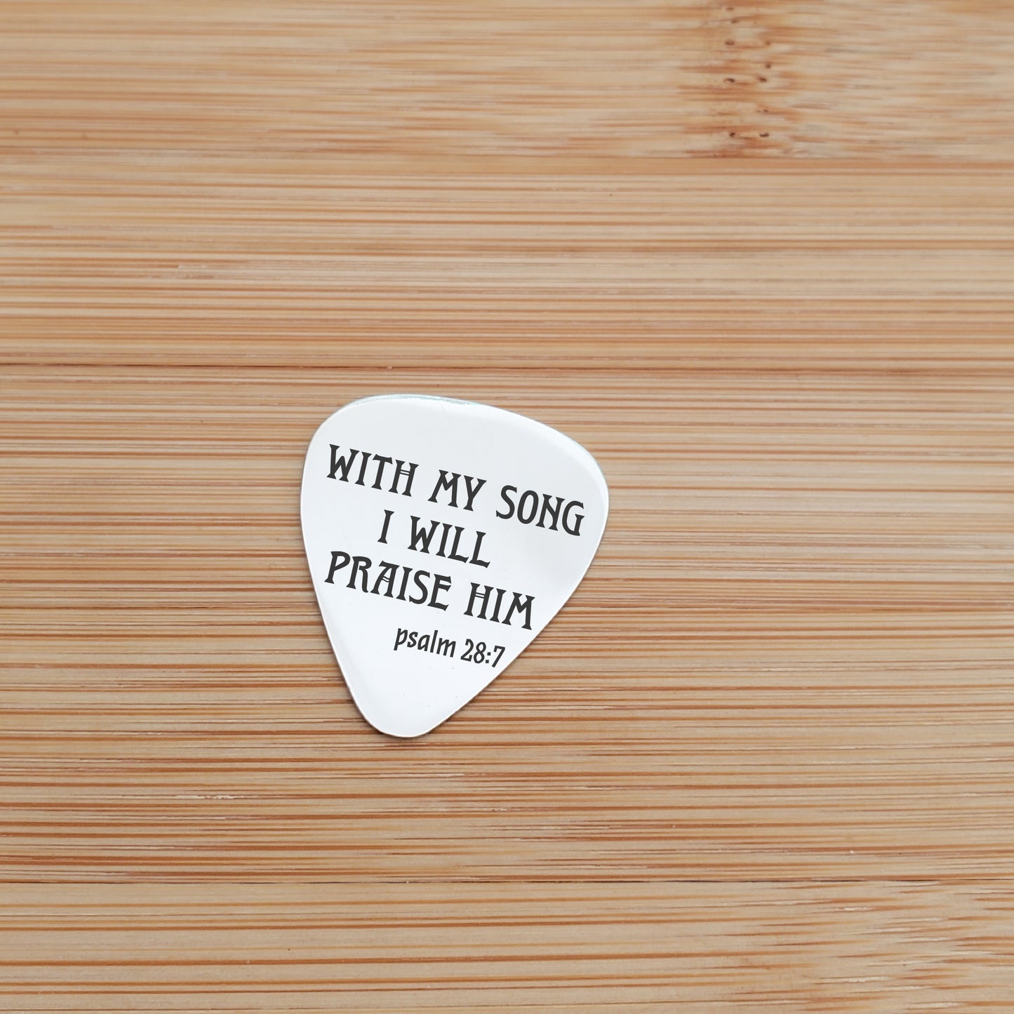 BIBLE VERSE GUITAR PICK
