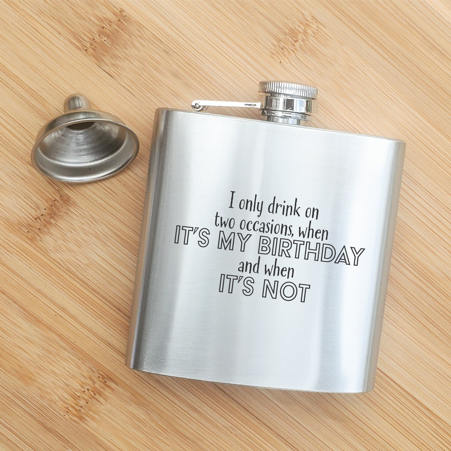 BIRTHDAY FLASK