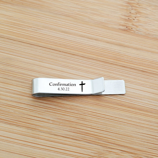 CONFIRMATION TIE CLIP