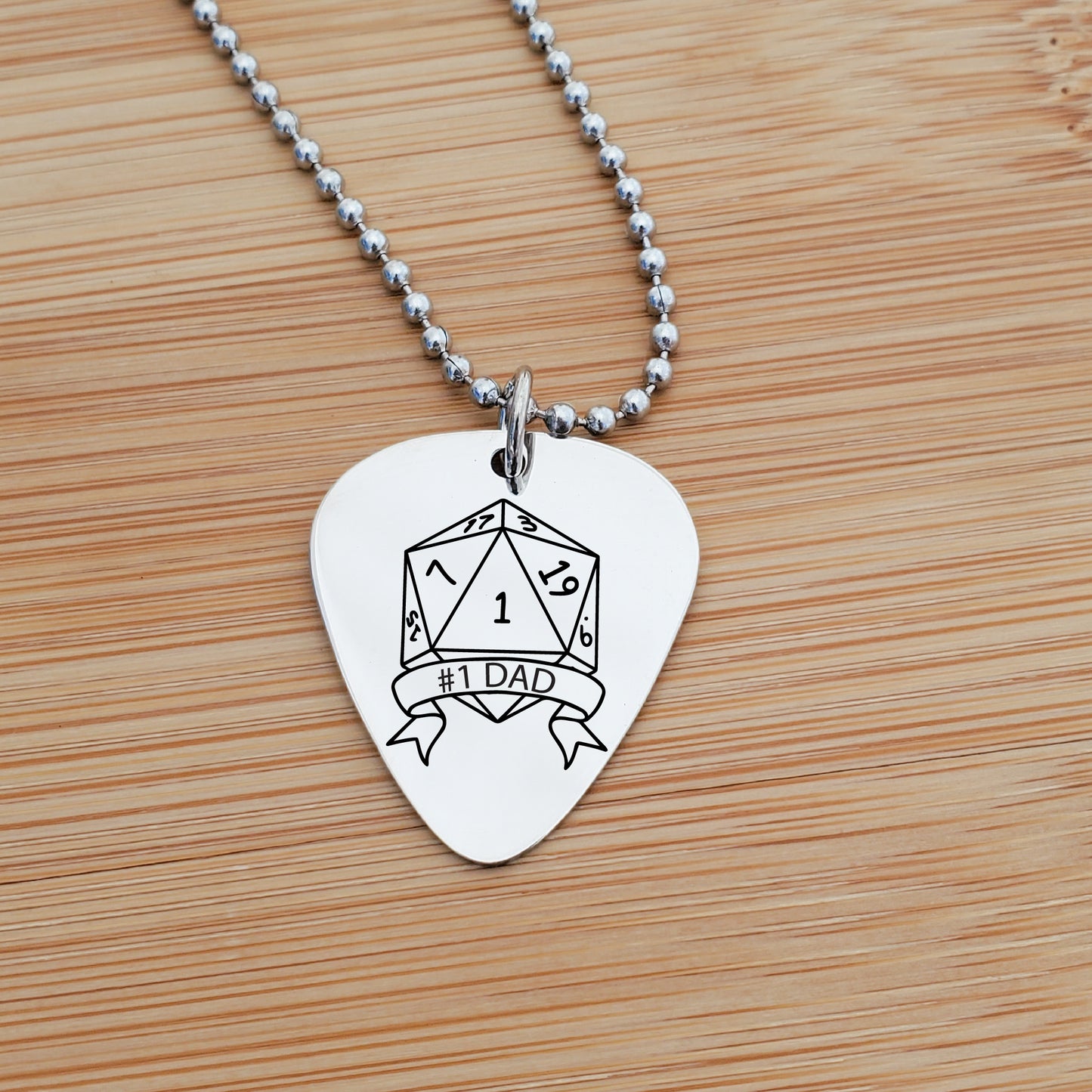 D20 DAD PICK NECKLACE