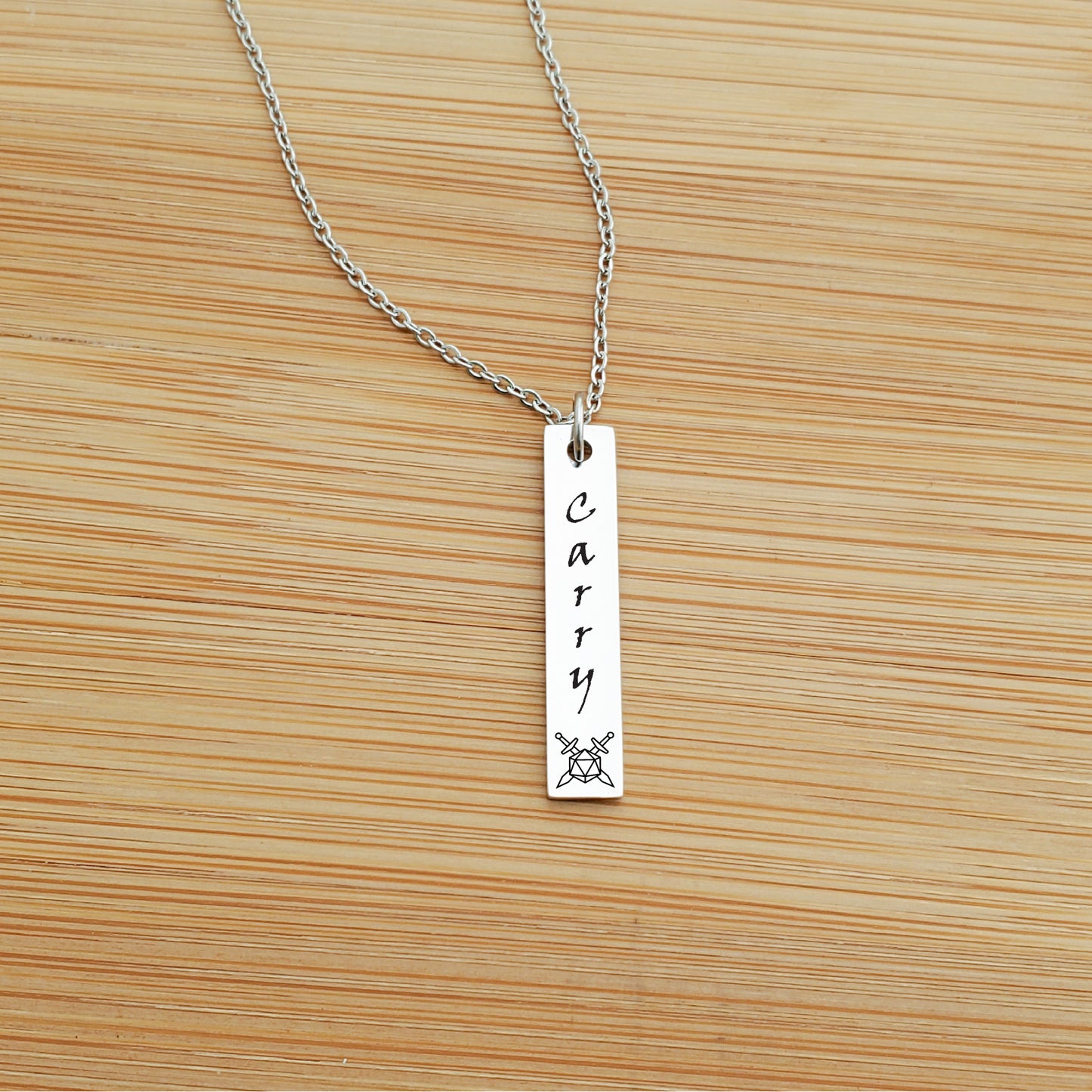 D20 SWORD NECKLACE