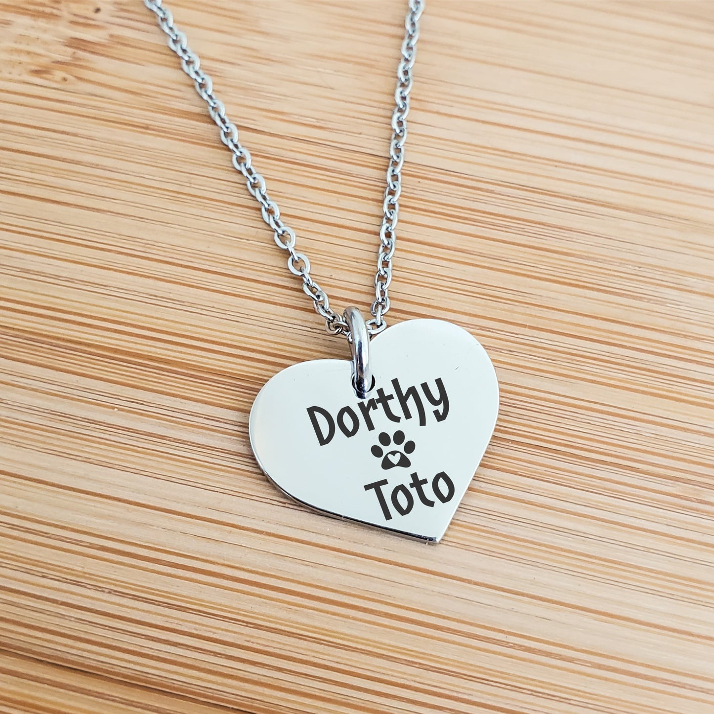 FURRY FRIEND HEART NECKLACE
