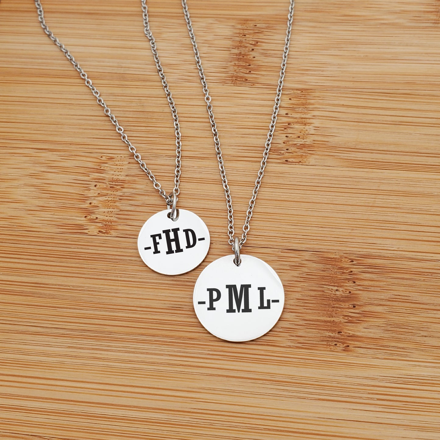 MONOGRAM COIN NECKLACE