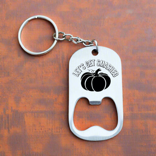 SMASHED BOTTLE OPENER KEYCHAIN