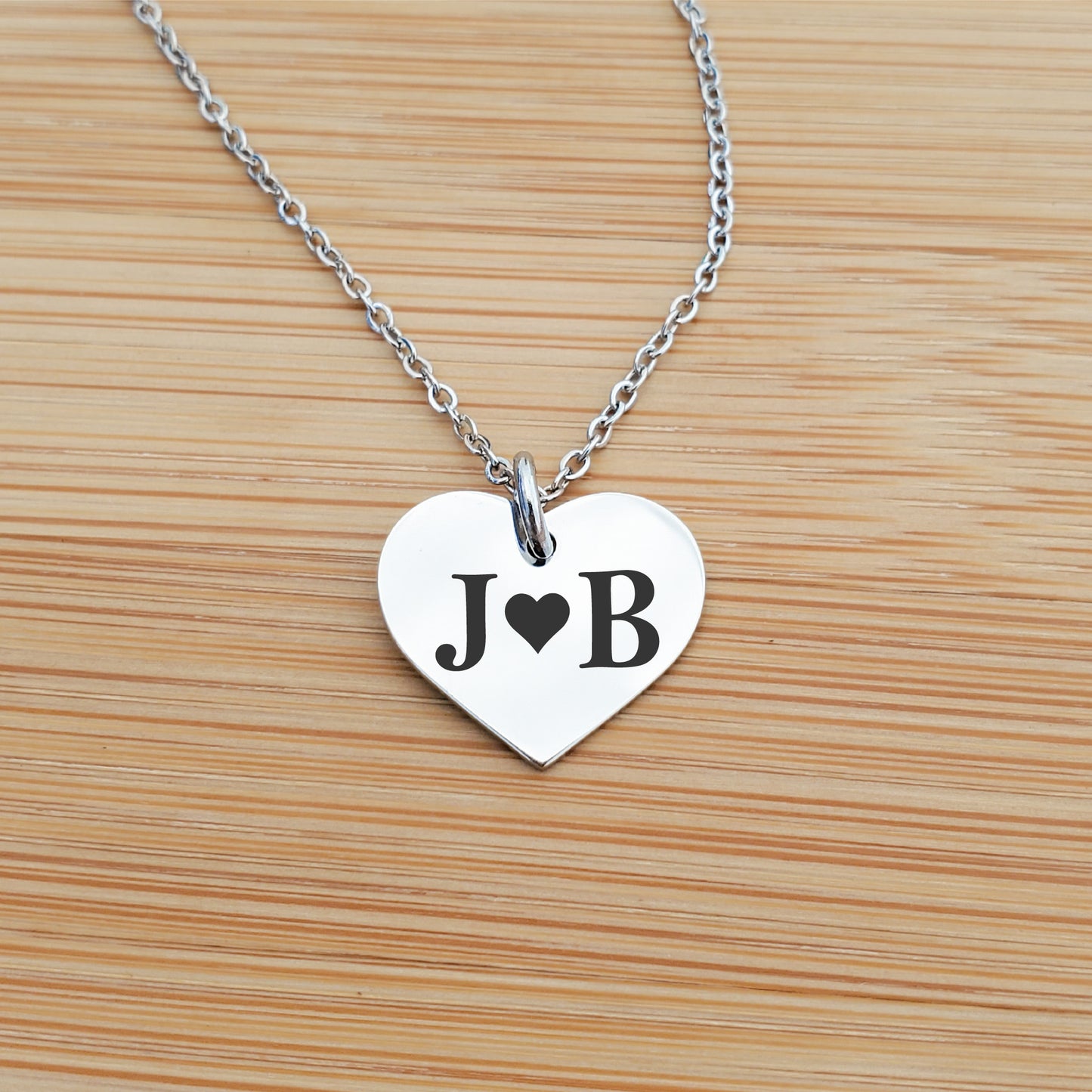 TOGETHER FOREVER HEART NECKLACE