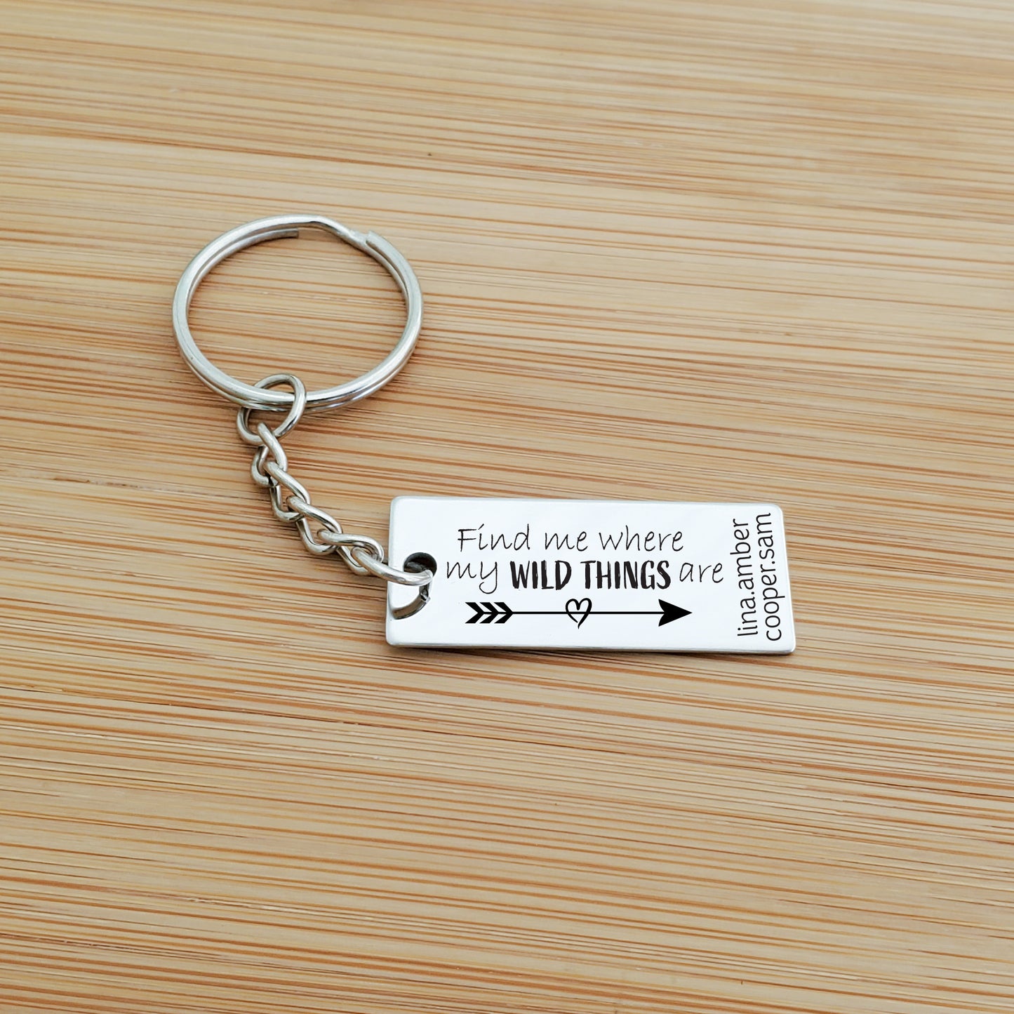 WILD THINGS KEYCHAIN