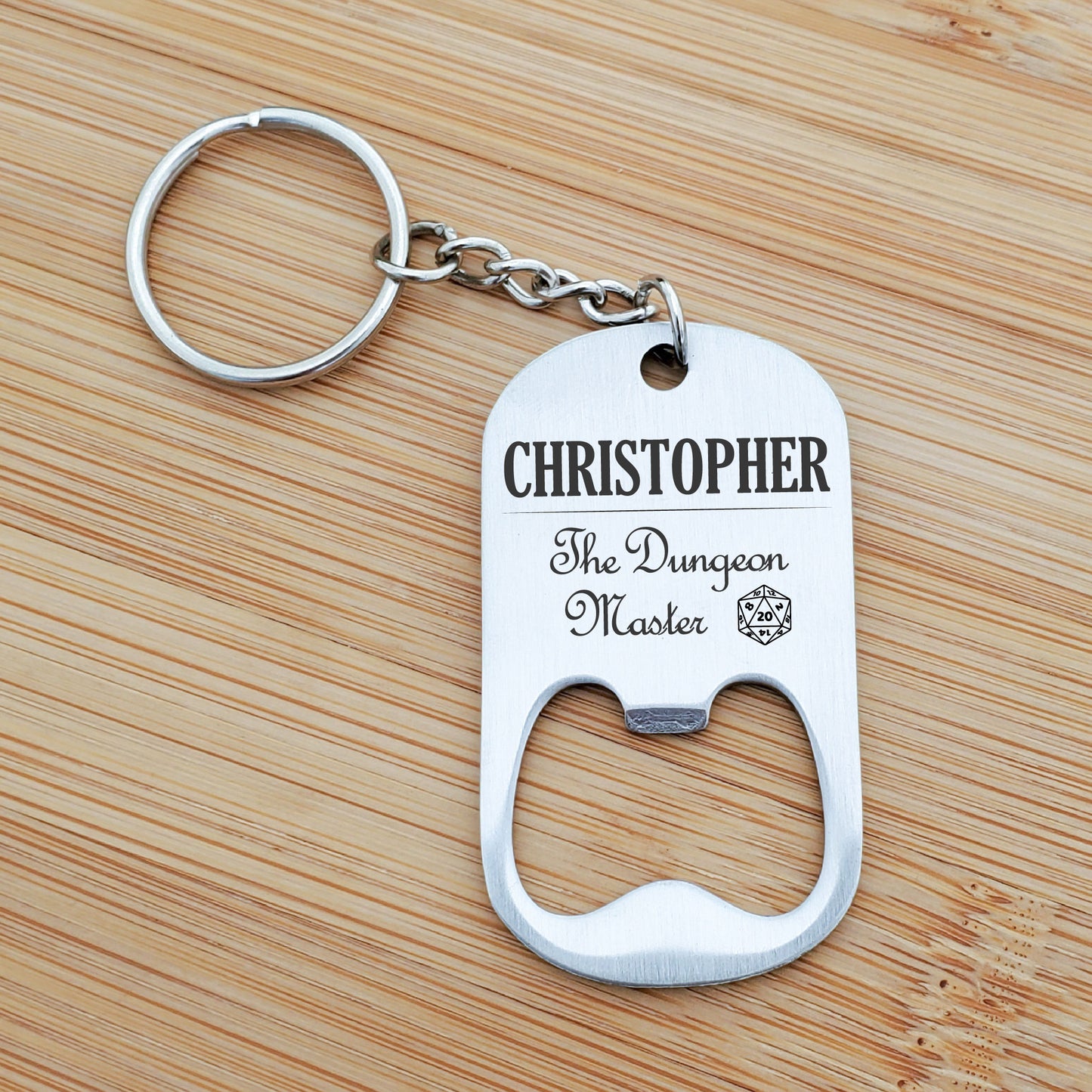 DUNGEON MASTER BOTTLE OPENER KEYCHAIN