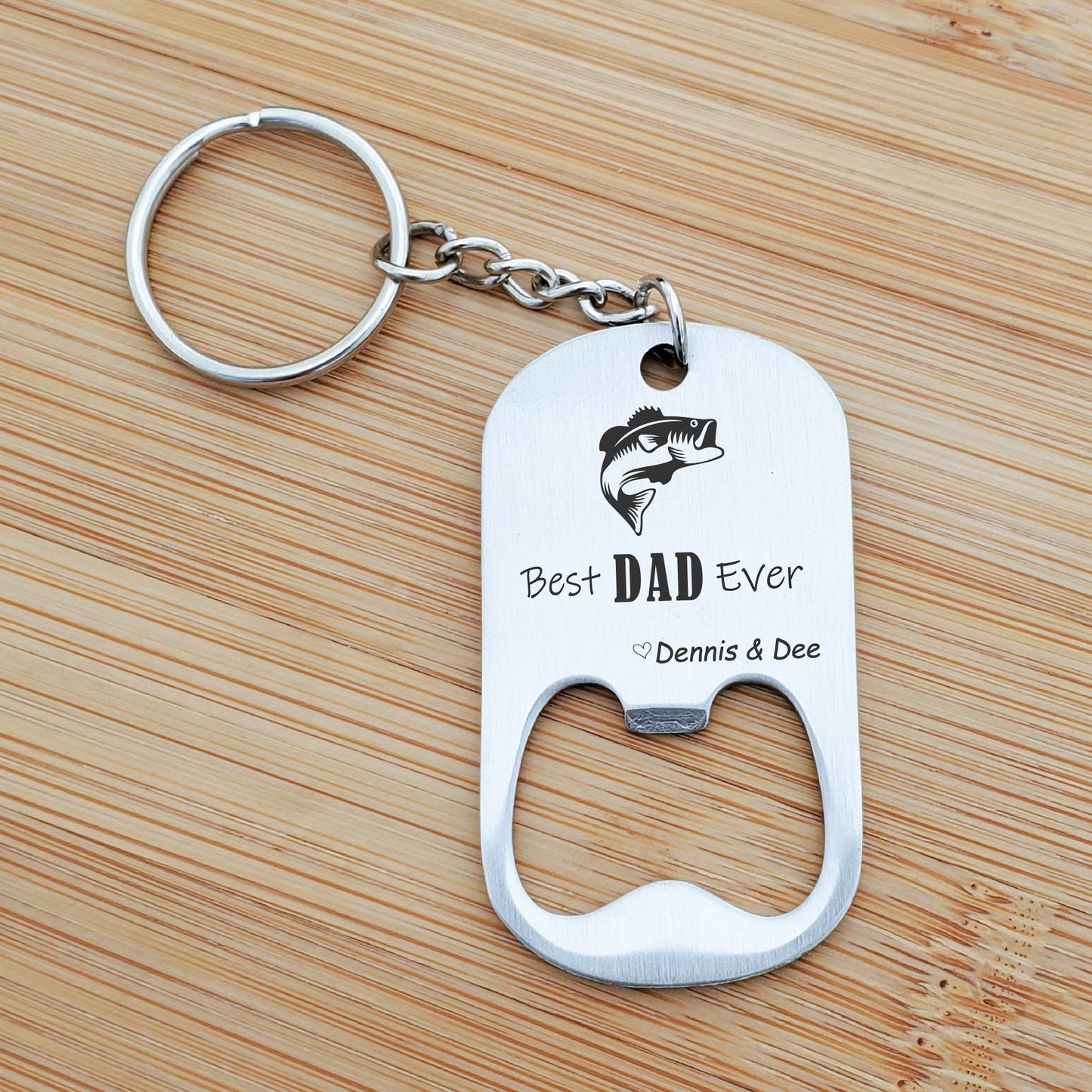 FISH BOTTLE OPENER KEYCHAIN