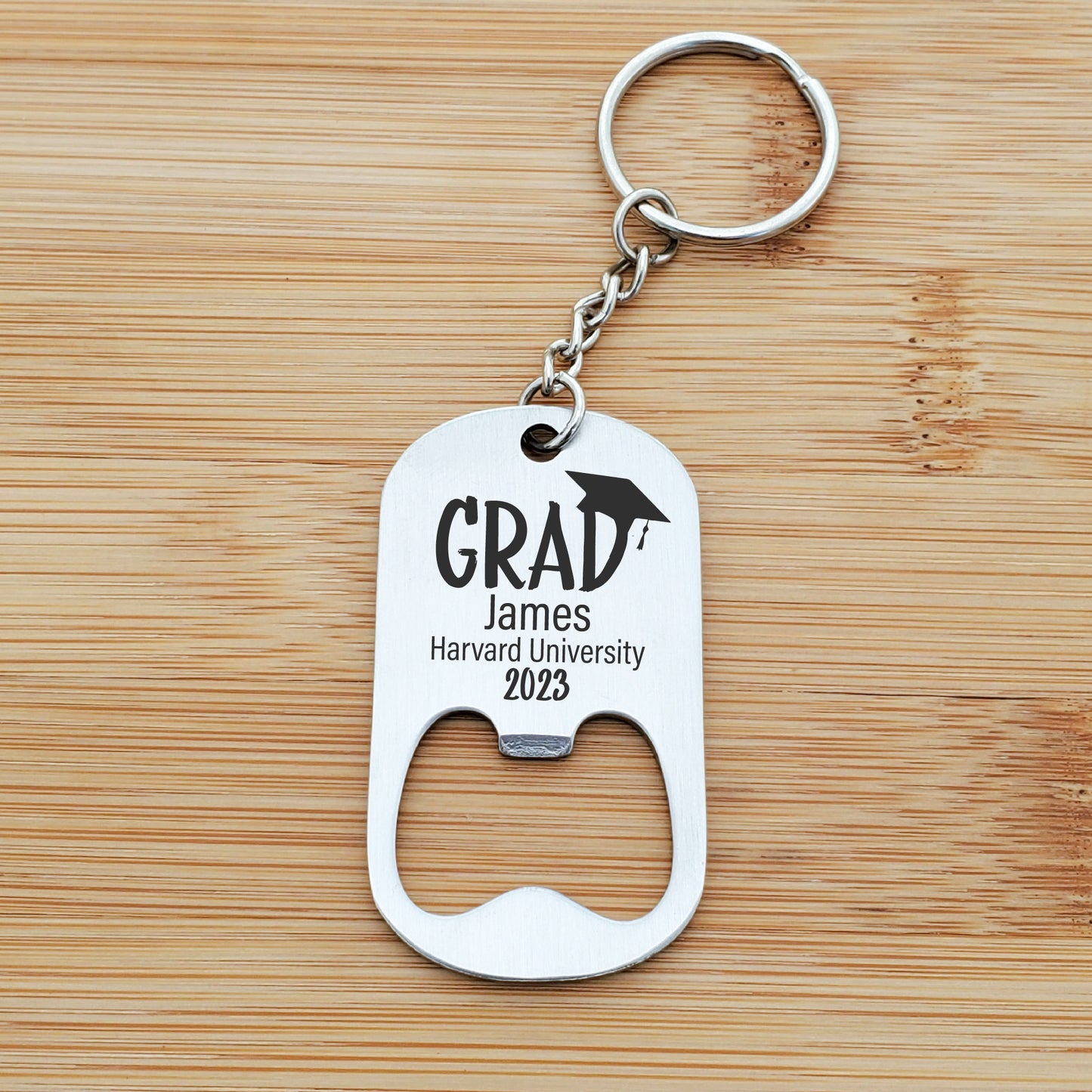 GRAD BOTTLE OPENER KEYCHAIN