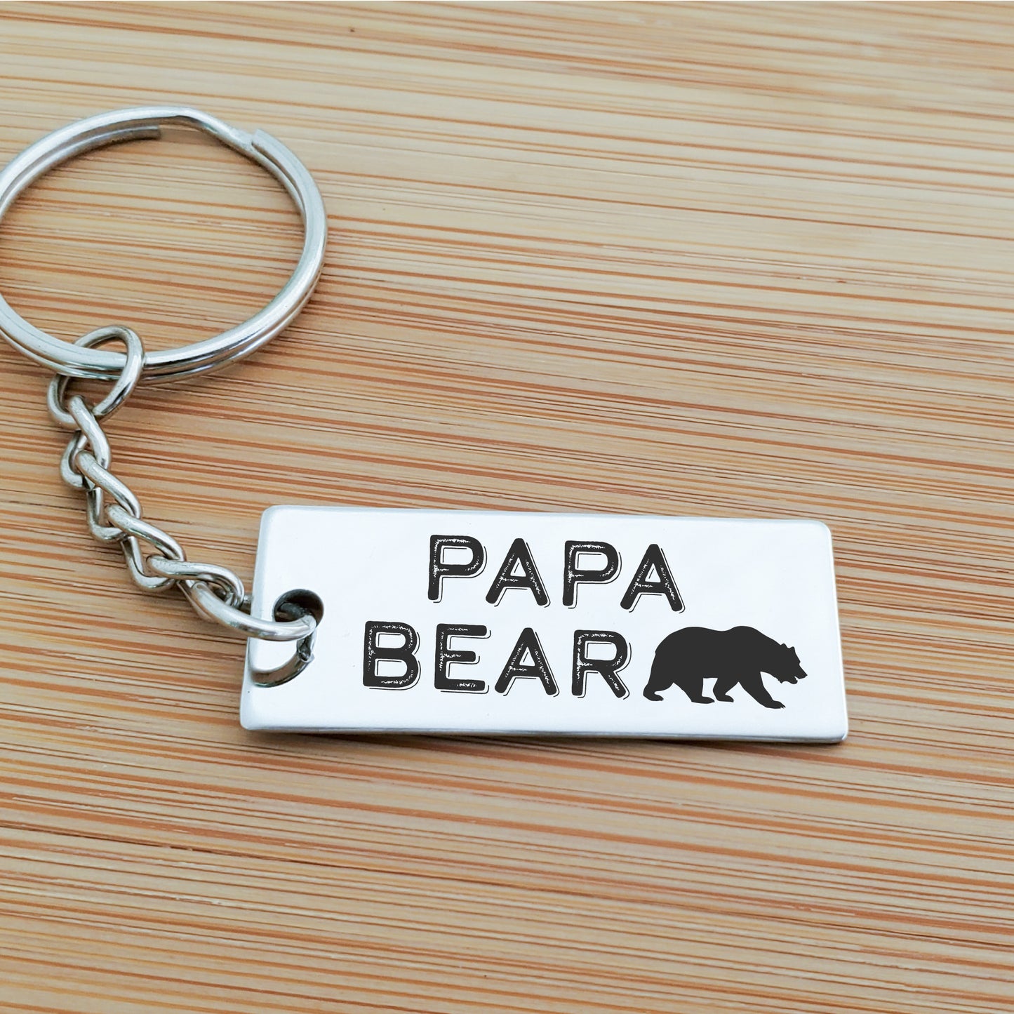 PAPA ANIMAL KEYCHAIN