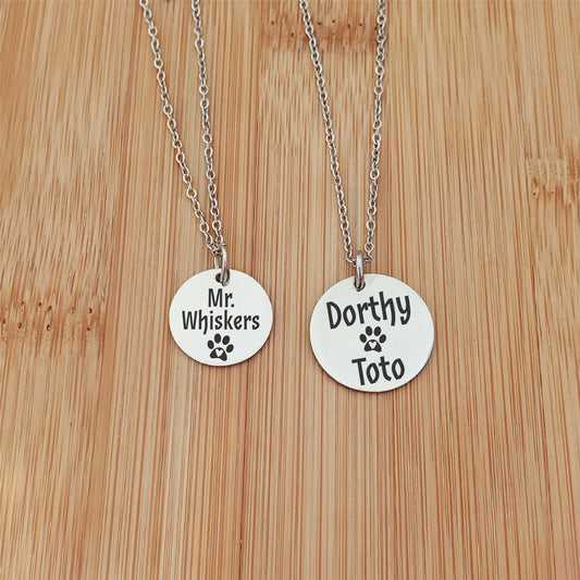 FURRY FRIEND COIN NECKLACE