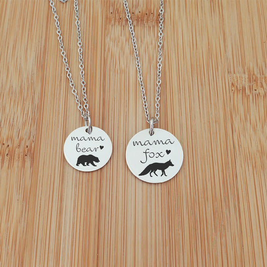 MAMA ANIMAL COIN NECKLACE
