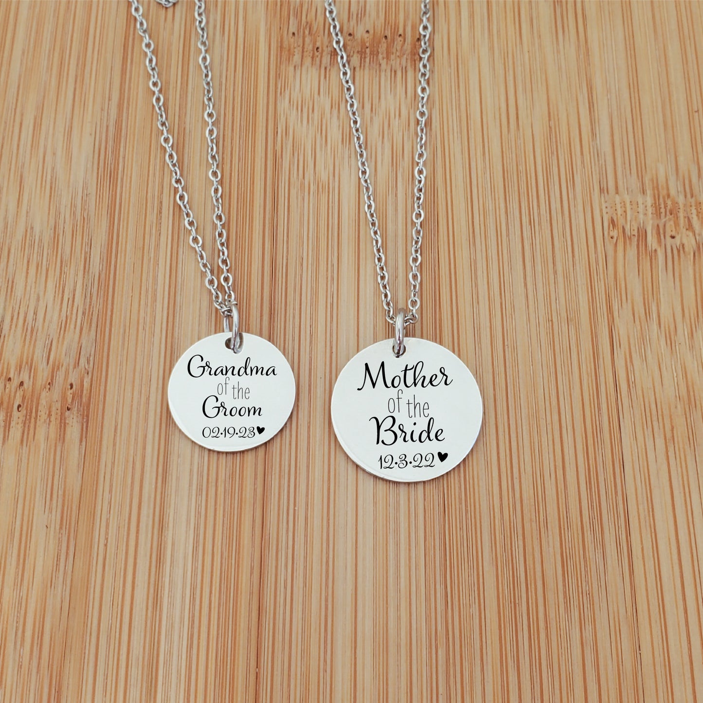 PARENT OF THE WEDDING COIN NECKLACE