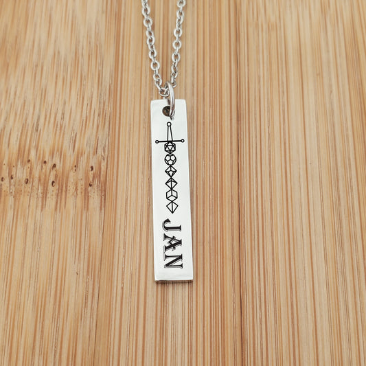 SWORD NAME NECKLACE