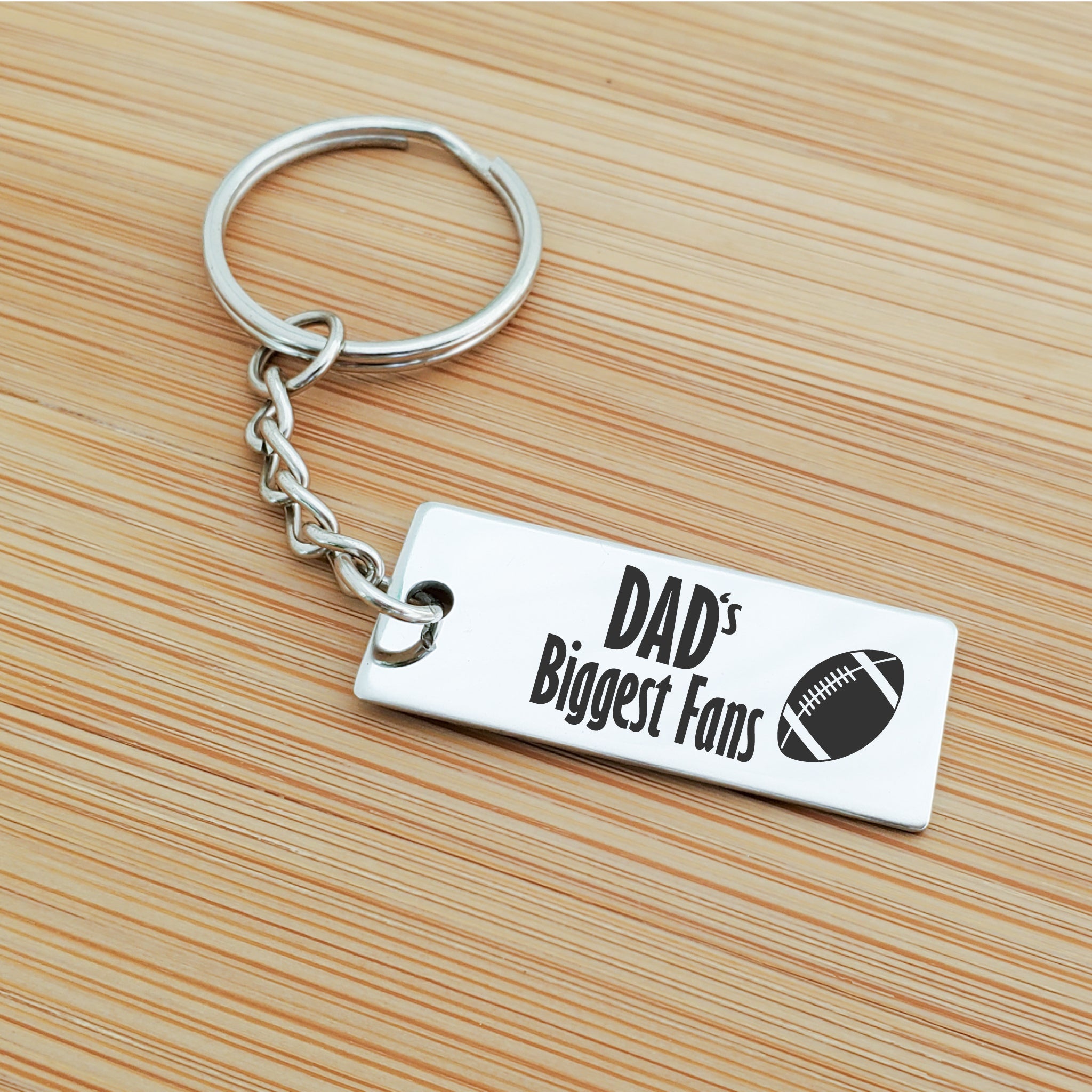 Fan Keychain KEYCHAINS, PERSONALIZED STAINLESS STEEL KEYCHAINS, CUSTOM ENGRAVED ...